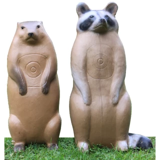 Real Wild Raccoon and Groundhog Combo Target