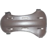 Bateman Top Grain 2 Strap Leather Armguard