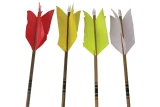 3Rivers Flu Flu Wood Arrows, 6-pack
