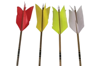 3Rivers Flu Flu Wood Arrows, 6-pack