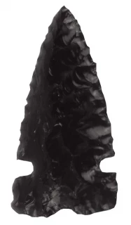 Obsidian Hunting Stone Point