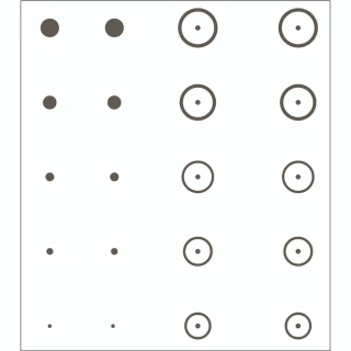 Gunstar Precision Target Reticle Set