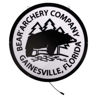 Bear Archery Classic Retro Logo LED Sign