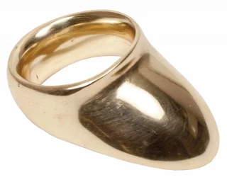 Vermil Brass Thumb Ring