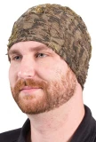 QuietWear Reversible 3D Grassy Camo Beanie