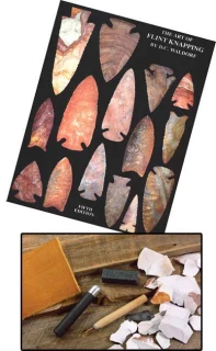 Flint Knapping Kit and Book Combo